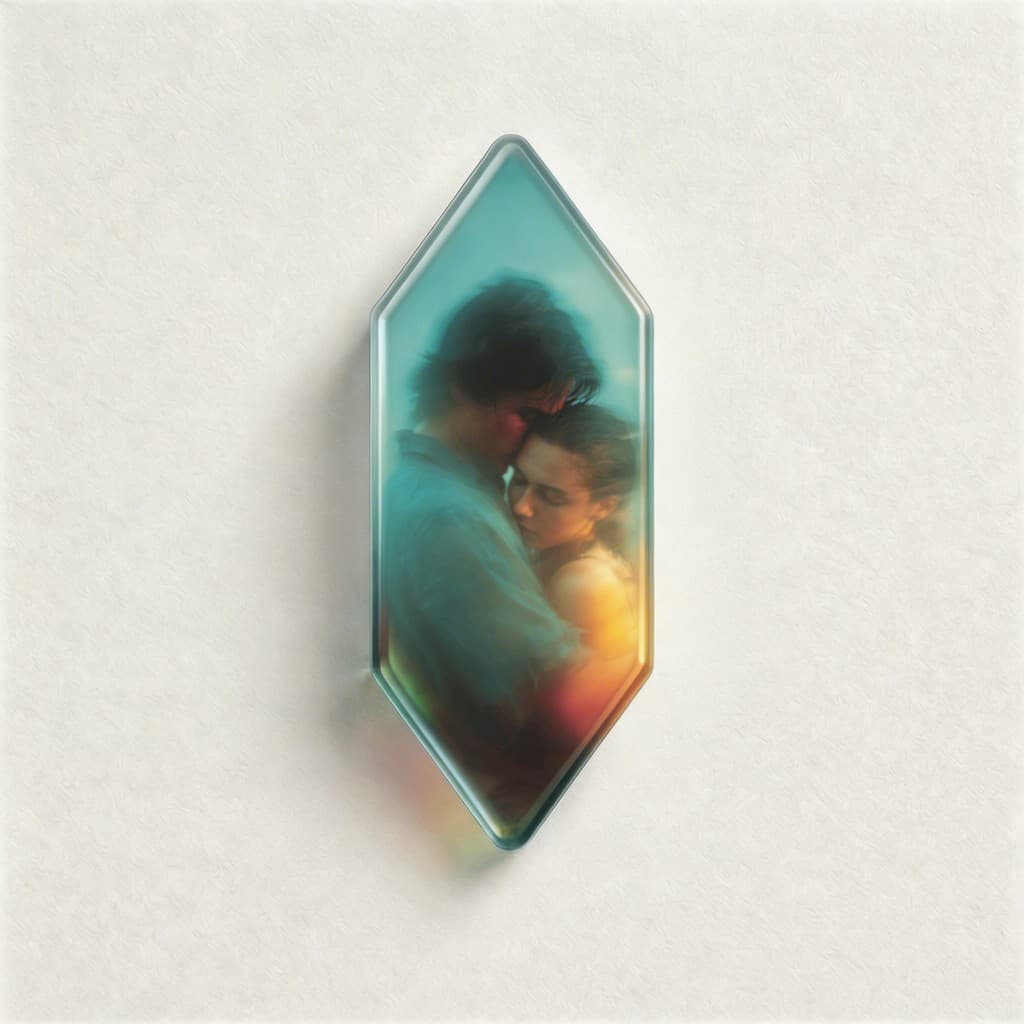 A couple embraced inside the Everlife crystal